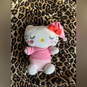 Hello Kitty Pink and White Sleepy Plush